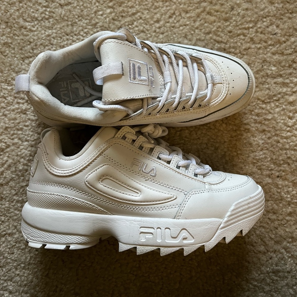 White Fila Sneakers